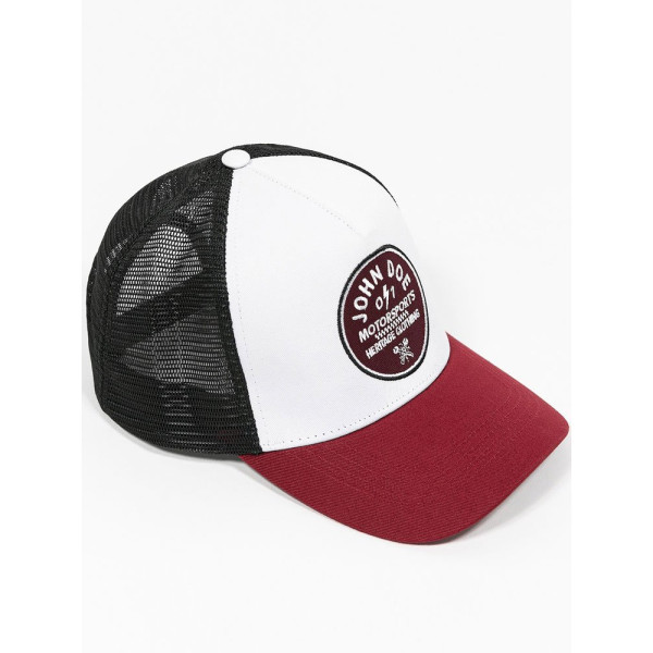 Кепка John Doe JDM 0/1 чорна-біла-червона