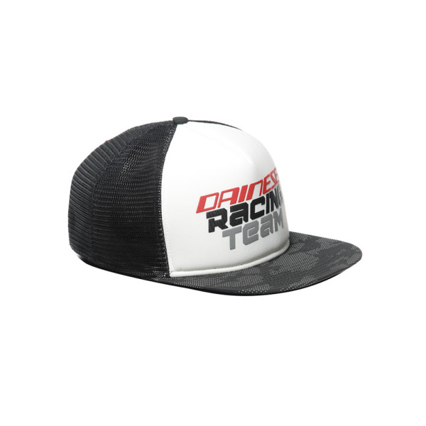 Кепка Dainese #C06 Racing 9Fifty Trucker Snapback чорна-біла-сіра