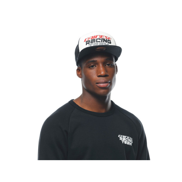 Кепка Dainese #C06 Racing 9Fifty Trucker Snapback чорна-біла-сіра