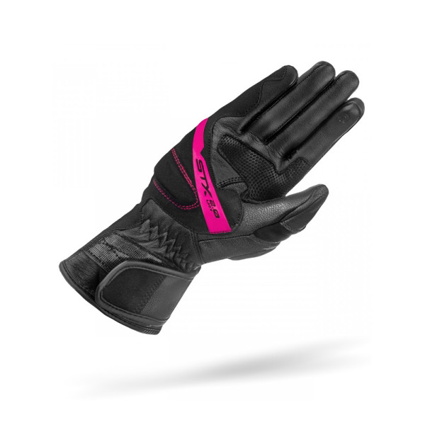Жіночі мотоперчатки Shima STX 2.0 чорнo-рожеві
