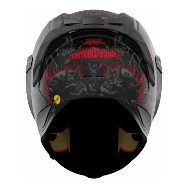 Інтегральний шолом Icon Ultraflite MIPS Misanthrope чорний-червоний