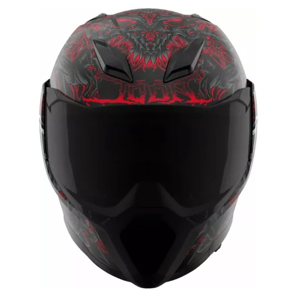 Інтегральний шолом Icon Ultraflite MIPS Misanthrope чорний-червоний