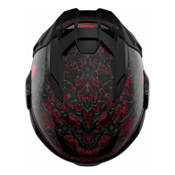Інтегральний шолом Icon Ultraflite MIPS Misanthrope чорний-червоний