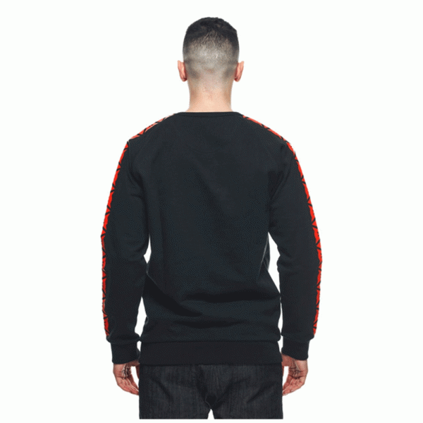 Кросова кофта Dainese Stripes чорна-червона