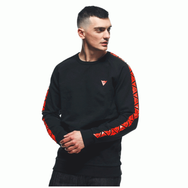 Кросова кофта Dainese Stripes чорна-червона