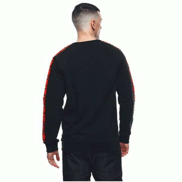 Кросова кофта Dainese Stripes чорна-червона