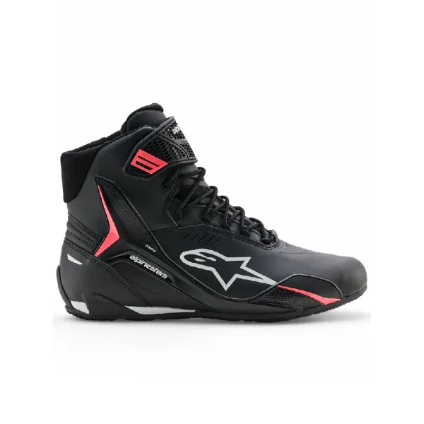 Жіночі мотоциклетні черевики Alpinestars Stella Faster-4 Drystar чорнo-рожеві