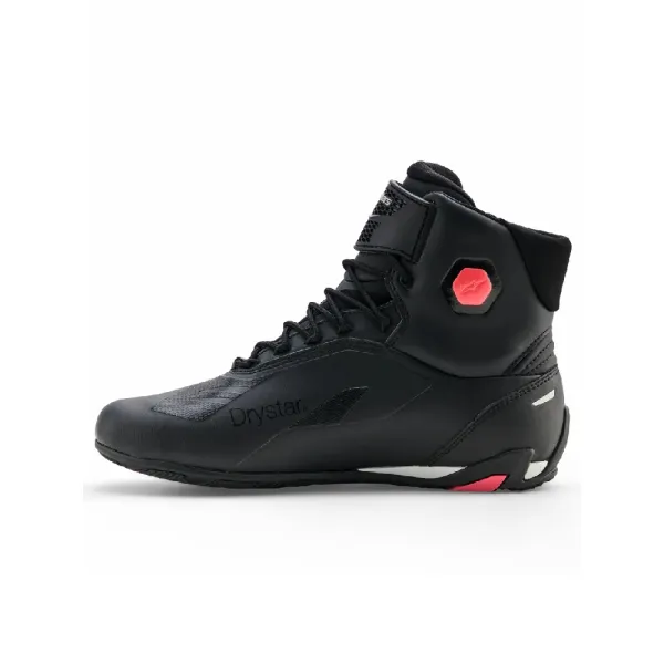 Жіночі мотоциклетні черевики Alpinestars Stella Faster-4 Drystar чорнo-рожеві