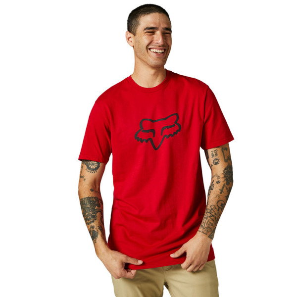 Мотоциклетна футболка Fox Legacy Head червона