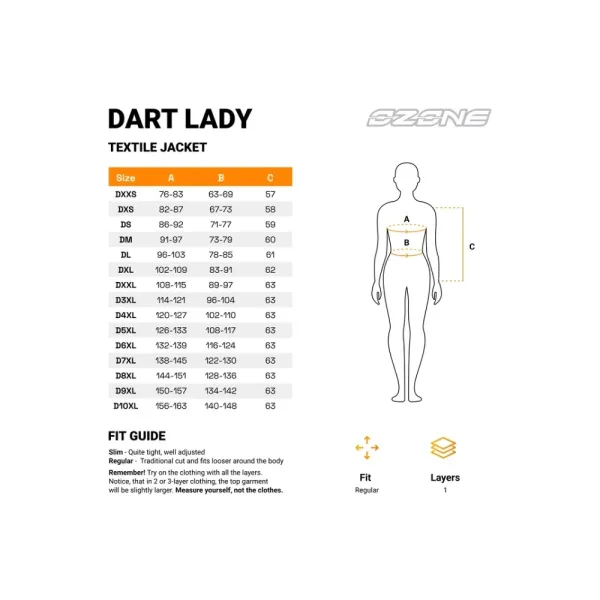 Текстильна жіноча мотокуртка Ozone Dart сіро-чорна