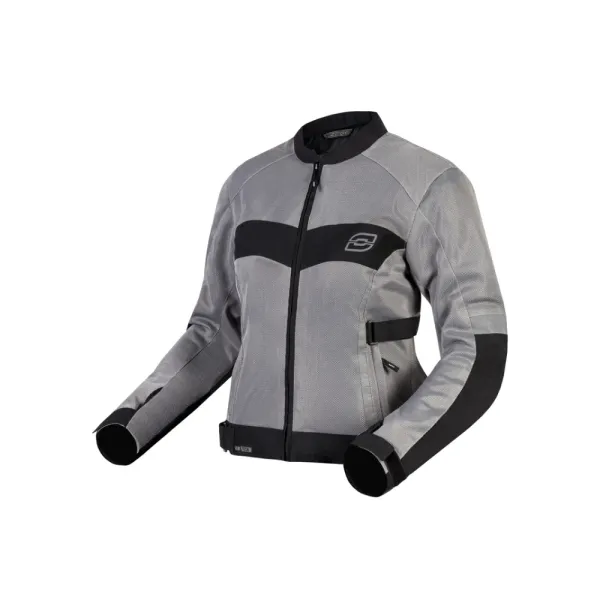Текстильна жіноча мотокуртка Ozone Dart сіро-чорна