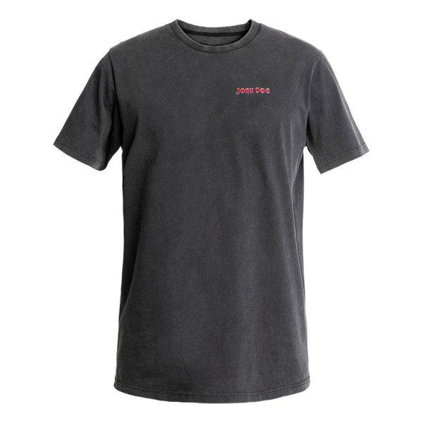 Мотоциклетна футболка John Doe Snake On Fire чорна