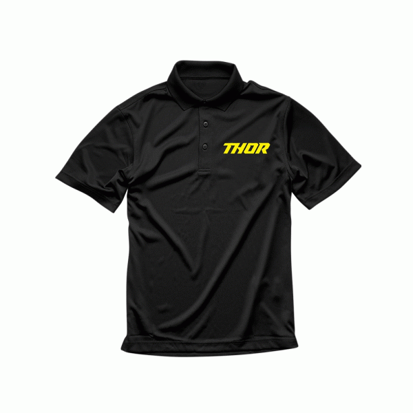 Поло футболка Thor Loud S9 чорна