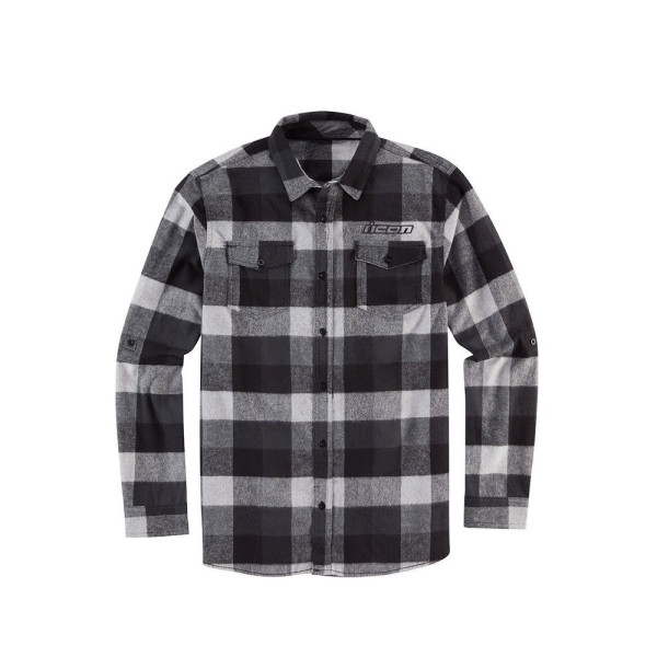 Сорочка Icon Feller Flannel чорна-сіра