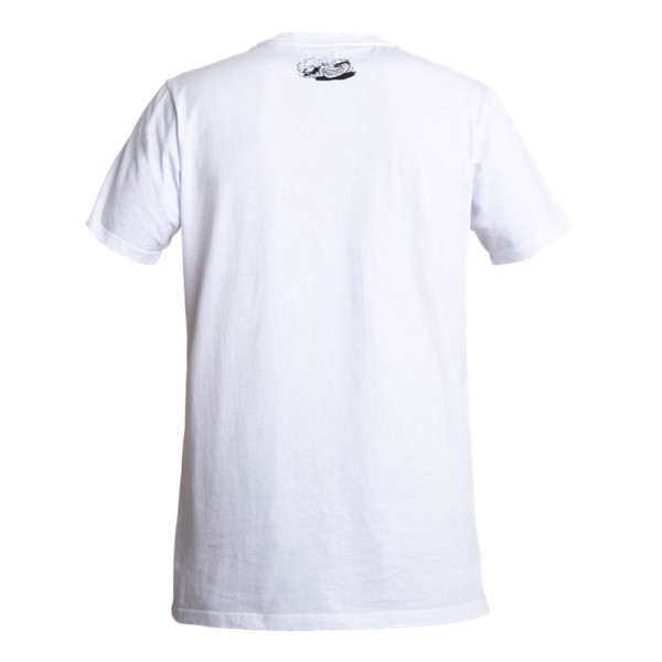 Мотоциклетна футболка John Doe Wheele біла