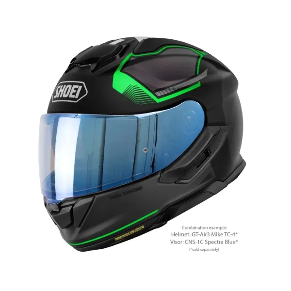Інтегральний шолом Shoei GT-Air 3 Mike TC-4 чорний-зелений