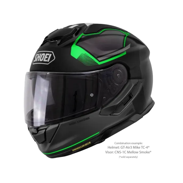 Інтегральний шолом Shoei GT-Air 3 Mike TC-4 чорний-зелений