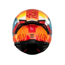 Інтегральний шолом MT Thunder 4 SV Rainforest C4 помаранчево-синій глянцевий