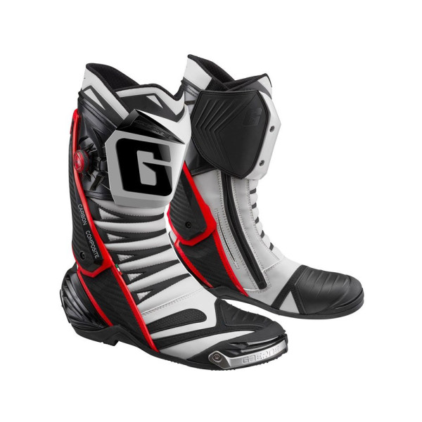 Мотоциклетні черевики Gaerne GP1 Evo сірі-червоні