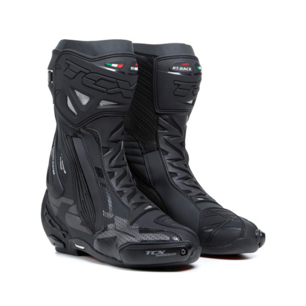 Мотоциклетні черевики TCX RT-Race Pro Air чорні-рефлекс