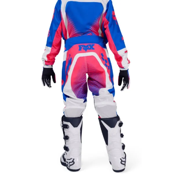 Дитячі кросові штани Fox 180 Collect біло-червоно-сині