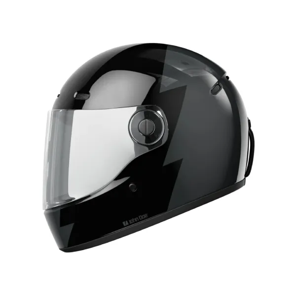 Інтегральний шолом John Doe One Signature чорний-сірий глянцевий