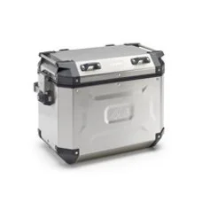 Алюмінієвий кофр Kappa K'FORCE на ліву сторону 48L срібний