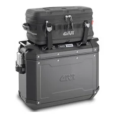 Бічний алюмінієвий кофр чорний матовий лівий Givi Trekker Outback 48 L об'єм: 48 L