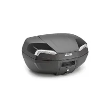 Kufer centralny GIVI Monolock E46NT2 Tech Riviera чорний срібні рефлектори універсальна монтажна плита в комплекті; об'єм: 46 літрів