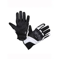 Жіночі мотоциклетні рукавички Modeka Miako Air чорнобілі