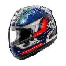 Інтегральний шолом Arai RX-7V Evo Pedrosa Shogun чорний-синій-червоний