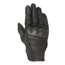 Кожані мотоциклетні рукавички Alpinestars Mustang v2 чорні