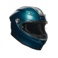 Інтегральний шолом AGV K6 S Petrolio синій матовий