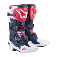 Бутси ендуро Alpinestars MX Tech 10 Supervented синьо-червоні