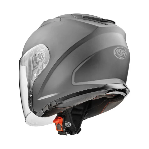 Відкритий шолом Premier Dokker U17 BM сірий матовий